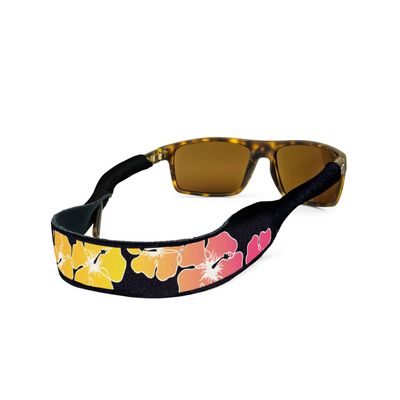 Croakies XL Croakies Eyewear Retainer, Hibiscus