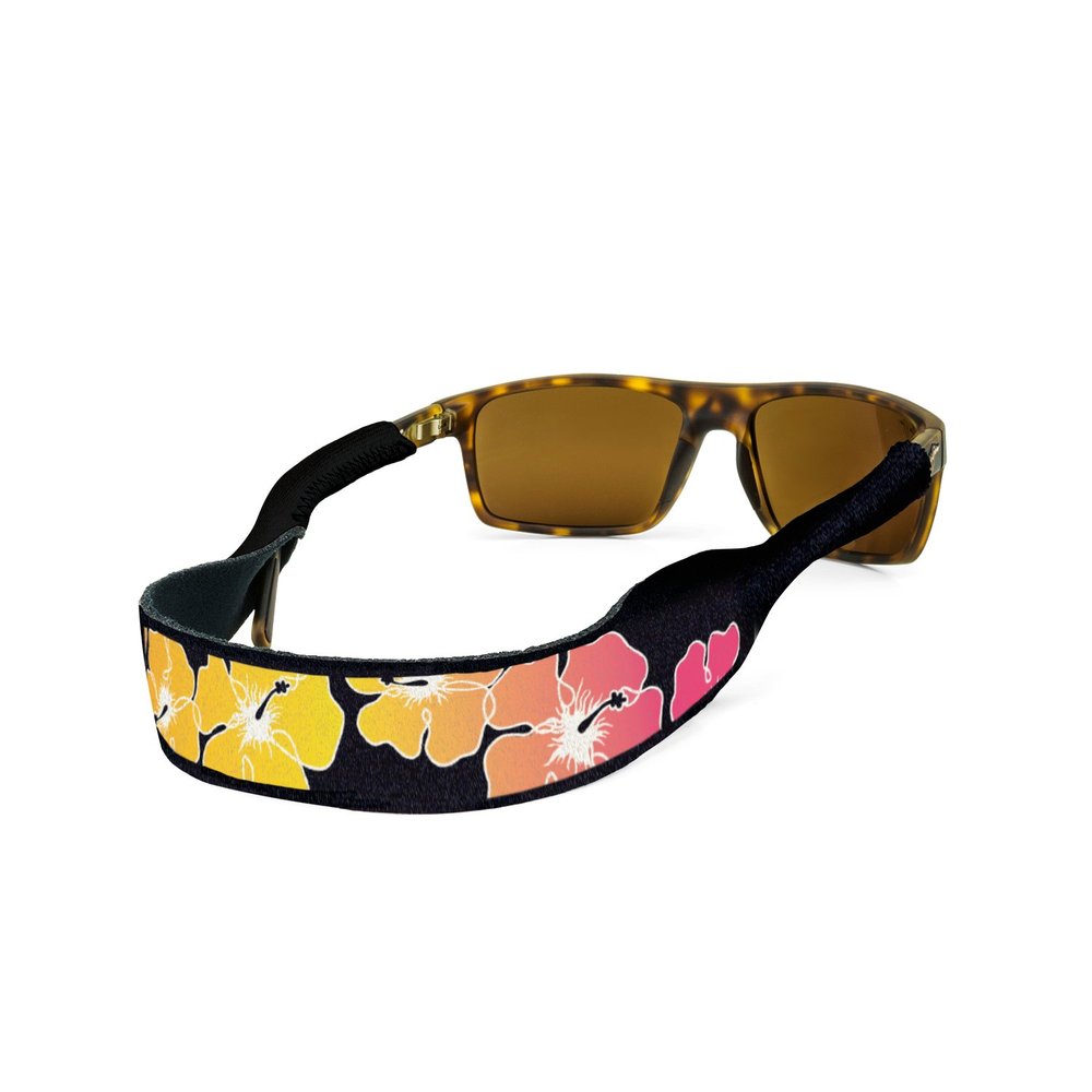 Croakies XL Croakies Eyewear Retainer, Hibiscus