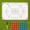 FORZA 18in x 12in Double-Sided Sports Coaching Whiteboard | 13 Sports Options - Magnetic Markers, Pen, and Eraser Included (Aussie Rules Football, Without Carry Bag) view 1