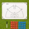FORZA 18in x 12in Double-Sided Sports Coaching Whiteboard | 13 Sports Options - Magnetic Markers, Pen, and Eraser Included (Aussie Rules Football, Without Carry Bag) view 2