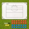 FORZA 18in x 12in Double-Sided Sports Coaching Whiteboard | 13 Sports Options - Magnetic Markers, Pen, and Eraser Included (Gaelic Football, Without Carry Bag) view 2