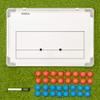 FORZA 18in x 12in Double-Sided Sports Coaching Whiteboard | 13 Sports Options - Magnetic Markers, Pen, and Eraser Included (Rugby, Without Carry Bag) view 2