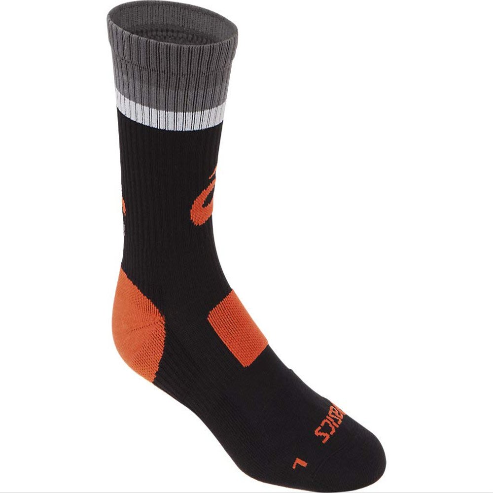ASICS Craze Crew, Black/Neon Orange, Small