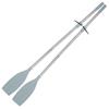 Oceansouth Heavy Duty Pair of Oars 78" Long with Oar Locks, Split Shaft. view 1