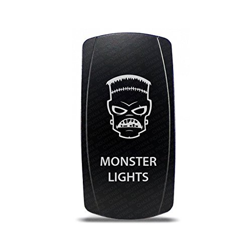CH4x4 Rocker Switch Monster Lights Symbol - Blue LED