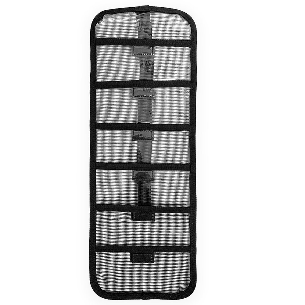 20" X 7" Roll Up Lure Bag Pack of 6 Black, Portable Tackle Storage Bags,Durable Lure Bags for Saltwater Fishing