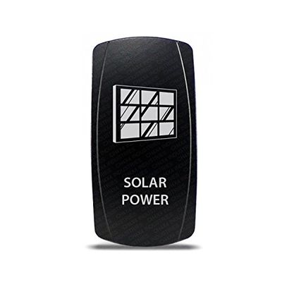 CH4x4 Rocker Switch Solar Power Symbol 3 - Blue LED