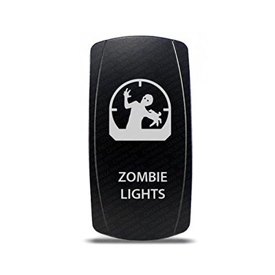 CH4x4 Rocker Switch Zombie Lights Symbol 2 - Red LED