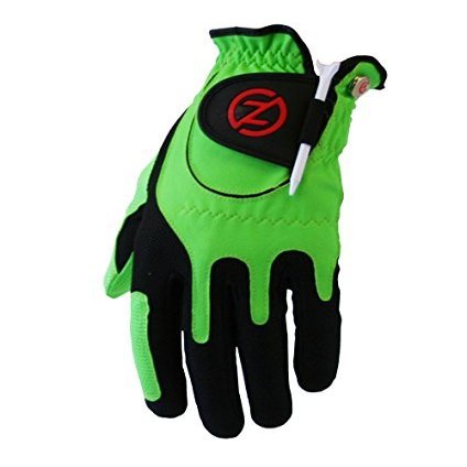 Zero Friction Men's Golf Gloves, Right Hand, One Size, Lime Green