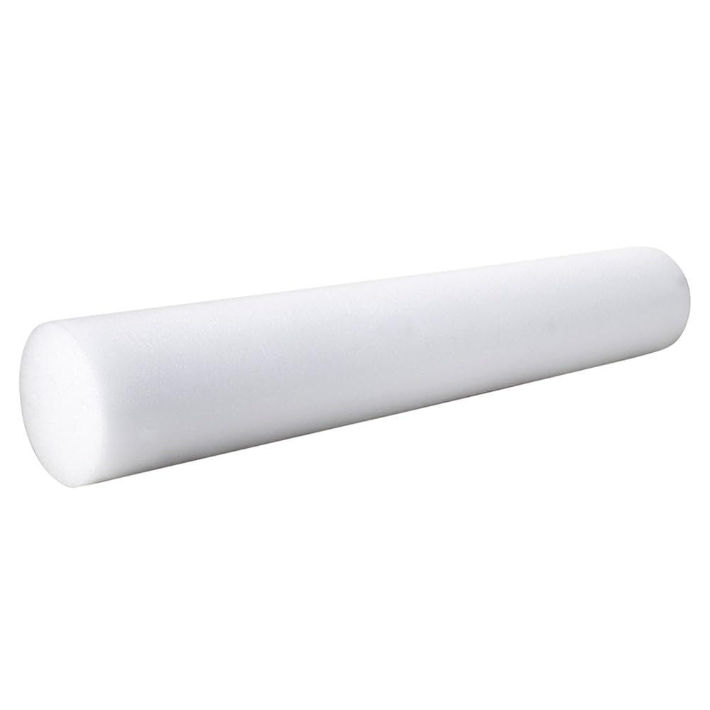 Body Sport Foam Roller, Full Round 36 in x 6 in. Lightweight & Durable for Flexibility, Strengthening & Rehab High-Density for Muscle Reeducation, Spinal Stabilization & Pressure Relief
