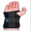 Med Spec Wrist Lacer, 8" Black - X-Small Left view 3