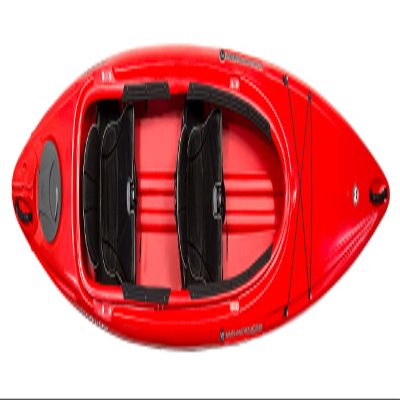 Wilderness Systems Pamlico 135 | Sit Inside Recreational Kayak | Tandem Kayak | 13' 6" | Red
