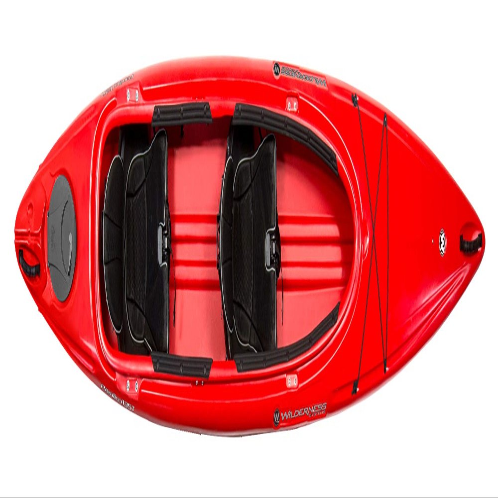 Wilderness Systems Pamlico 135 | Sit Inside Recreational Kayak | Tandem Kayak | 13' 6" | Red