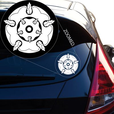 Yoonek Graphics s Tyrell Vinyl Decal Sticker # 832 (12" x 12", White)