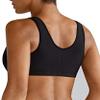 Amoena womens Frances Front-closure Leisure Bra, Black, Small C D 32 34 US view 2