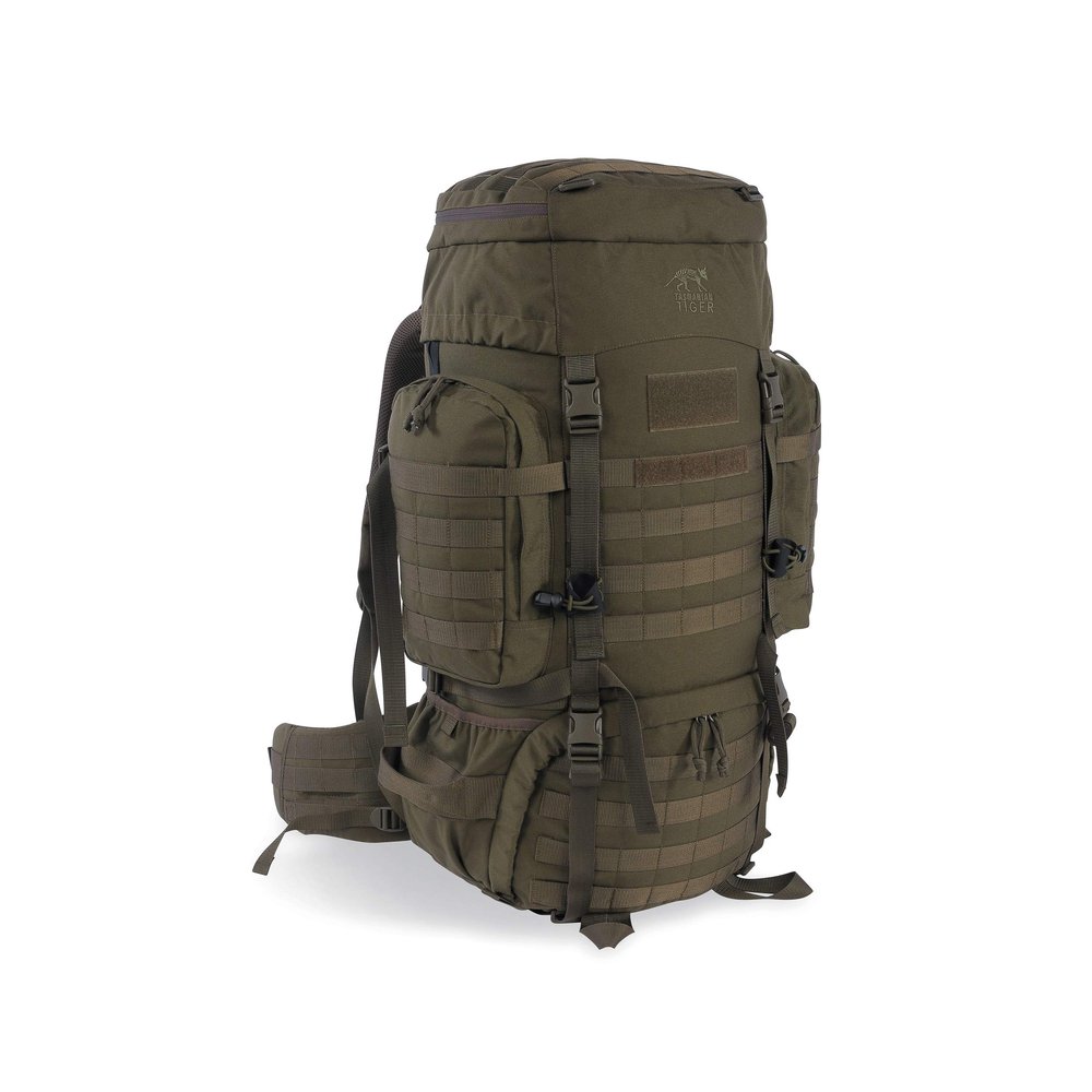 Tasmanian Tiger Raid Tactical Backpack MKIII - 52-Liter V2 Plus Carrying System with MOLLE System and Detachable Hip Strap, Olive - 52 Liter