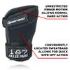 187 Killer Pads Derby Wrist Guard, Black, Medium view 4