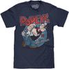 Tee Luv Popeye The Sailorman Men's T-Shirt-XX-Large Midnight Navy Heather view 1