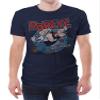 Tee Luv Popeye The Sailorman Men's T-Shirt-XX-Large Midnight Navy Heather view 2
