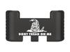 NDZ Performance Aluminum Slide Racker Assist Back Plate for Gen 1-5 Glock 17 19 19x 22 23 24 26 27 31 32 33 34 35 45 47 49, Improved Slide Grip, Black - Don't Tread On Me view 1