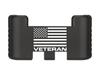 NDZ Performance Aluminum Slide Racker Assist Back Plate for Gen 1-5 Glock 17 19 19x 22 23 24 26 27 31 32 33 34 35 45 47 49, Improved Slide Grip, Black - US Flag Veteran Text Bold view 1