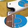 Dock Edge C Guard Economy Pvc Profiles 10Ft Roll White view 2