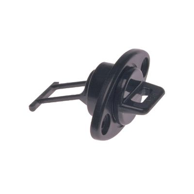 Beckson 1" Drain Plug Screw Type Black W/ Gasket
