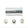 12 Gauge Shotgun Cartridge Laser Bore Sighter; Silver Color; Red Laser