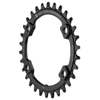 Wolf Tooth 96BCD Drop Stop Chainring for 11-Speed Shimano XT and XTR Cranks (34t, for M8000 XT)