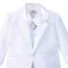 Dressy Daisy Toddler Boy' 5 Pcs Set Formal Tuxedo Suits No Tail Wedding Christening Outfits Size 2T White view 4