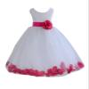 ekidsbridal Flower Petals Girl White Dress with Tiebow Wedding Pageant 302T 6 view 1