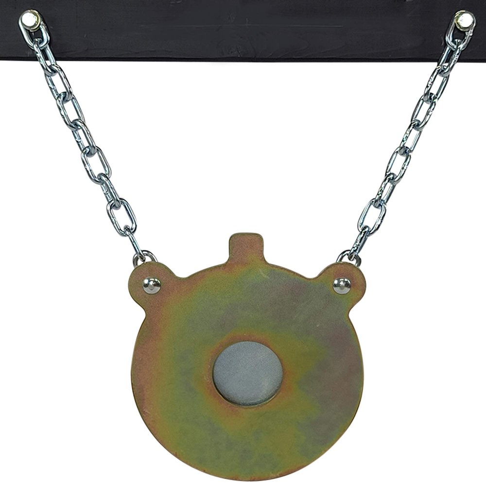 10 inch AR500 Bullseye Shooting Gong 3/8 inch AR500