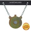 10 inch AR500 Bullseye Shooting Gong 3/8 inch AR500 view 2
