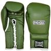 Japanese Style Training Boxing Gloves 2.0 - Hook&Loop or Lace-Up - 12oz, 14oz, 16oz, 18oz - 9 Colors to Choose (Marine Green, 12oz Lace-up) view 1