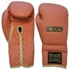 Japanese Style Training Boxing Gloves 2.0 - Hook&Loop or Lace-Up - 12oz, 14oz, 16oz, 18oz - 9 Colors to Choose (Pink, 12oz Lace-up) view 1