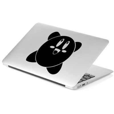 Yoonek Graphics Pink Puffball Vinyl Decal Sticker # 851 (8" x 8", Black)