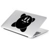 Yoonek Graphics Pink Puffball Vinyl Decal Sticker # 851 (8" x 8", Black) view 1
