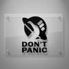 Yoonek Graphics Don't Panic Vinyl Decal Sticker # 855 (6" x 4.1", Black) view 2