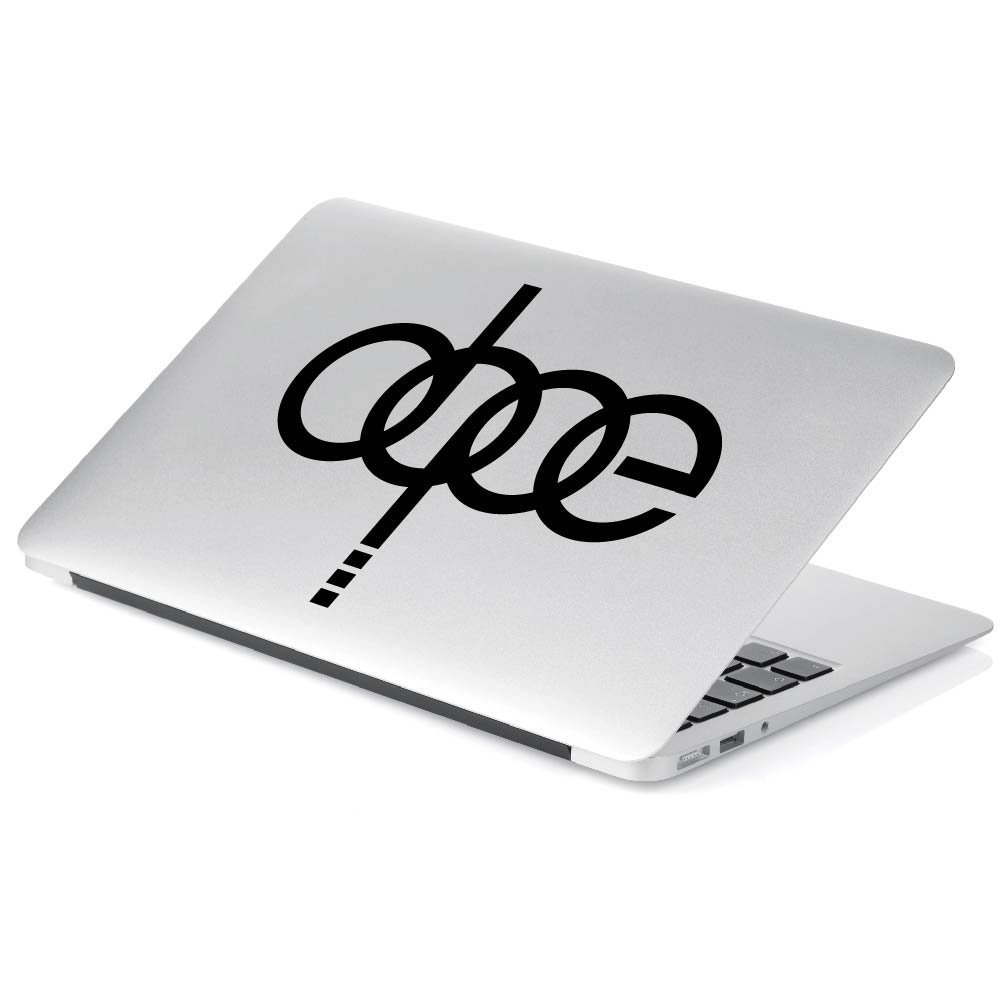 Yoonek Graphics Dope Vinyl Decal Sticker # 859 (8" x 10.1", Black)