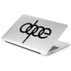 Yoonek Graphics Dope Vinyl Decal Sticker # 859 (8" x 10.1", Black) view 1