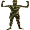 VSVO Men's and Women's Second Skin Zentai Full Bodysuit Costume (Large, Camo Green) view 1