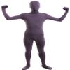 VSVO Men's and Women's Second Skin Zentai Full Bodysuit Costume (Dark Grey, Large) view 1