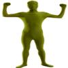 VSVO Men's and Women's Second Skin Zentai Full Bodysuit Costume (Dark Green, X-Large) view 1