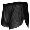 YiZYiF Men's Mesh Boxer Briefs Underwear Transparent Shorts Black X-Large view 1