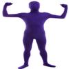 VSVO Men's and Women's Second Skin Zentai Full Bodysuit Costume (Purple, Kids Small) view 1