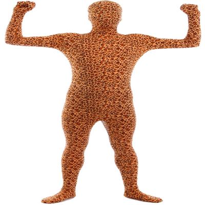 VSVO Men's and Women's Second Skin Zentai Full Bodysuit Costume (Medium, Leopard)