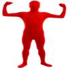VSVO Men's and Women's Second Skin Zentai Full Bodysuit Costume (Red, X-Large) view 1