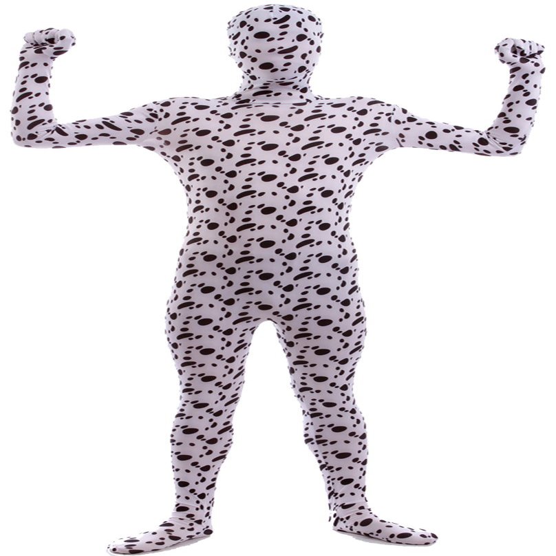 VSVO Men's and Women's Second Skin Zentai Full Bodysuit Costume (X-Large, Spot)
