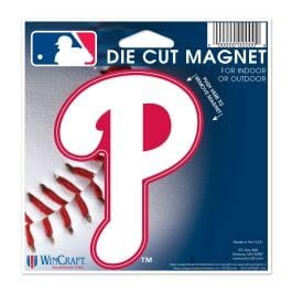 MLB Philadelphia Phillies Die Cut Magnet, 4.5" x 6"