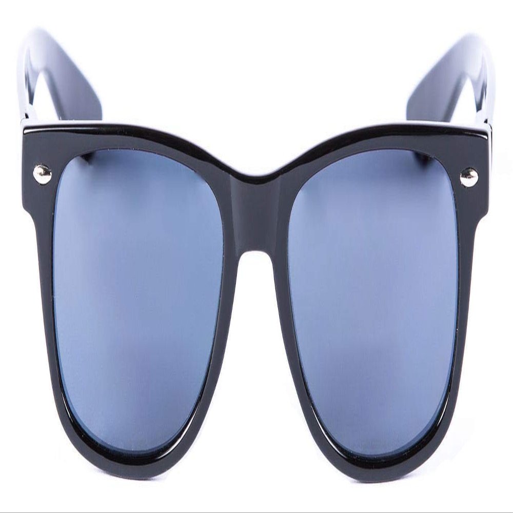 Mass Vision Classic Style Full Lens (No Bifocal) Reading Sunglasses for Men and Women (Black, 1.0)